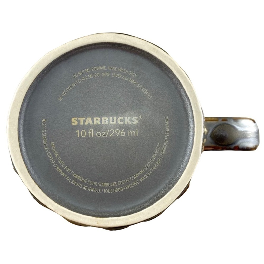 Starbucks 2015 Mermaid Golden Scales Anniversary Mug 10 Fl Oz - Picture 4 of 4